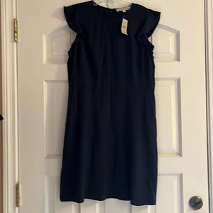 Navy Pinstripe Dress